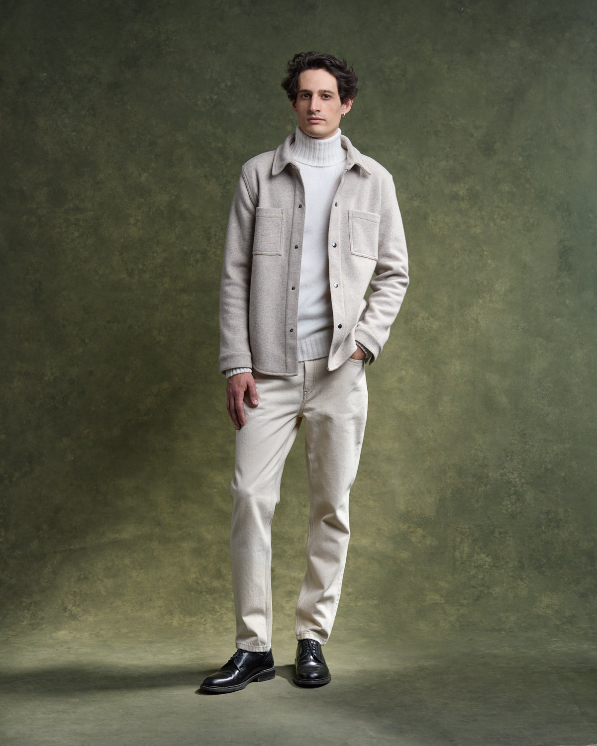 Veste GARDELLA Jersey - Beige cendre