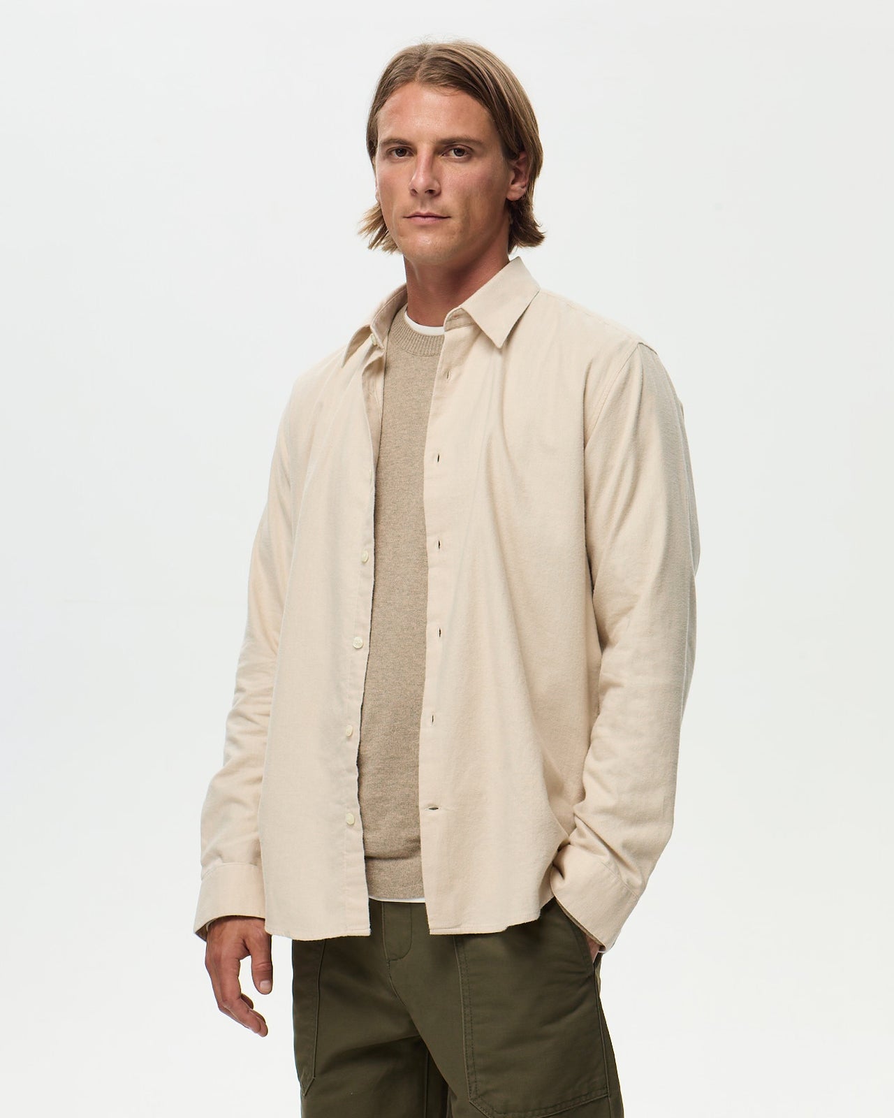 Chemise GASTON - Beige Naturel
