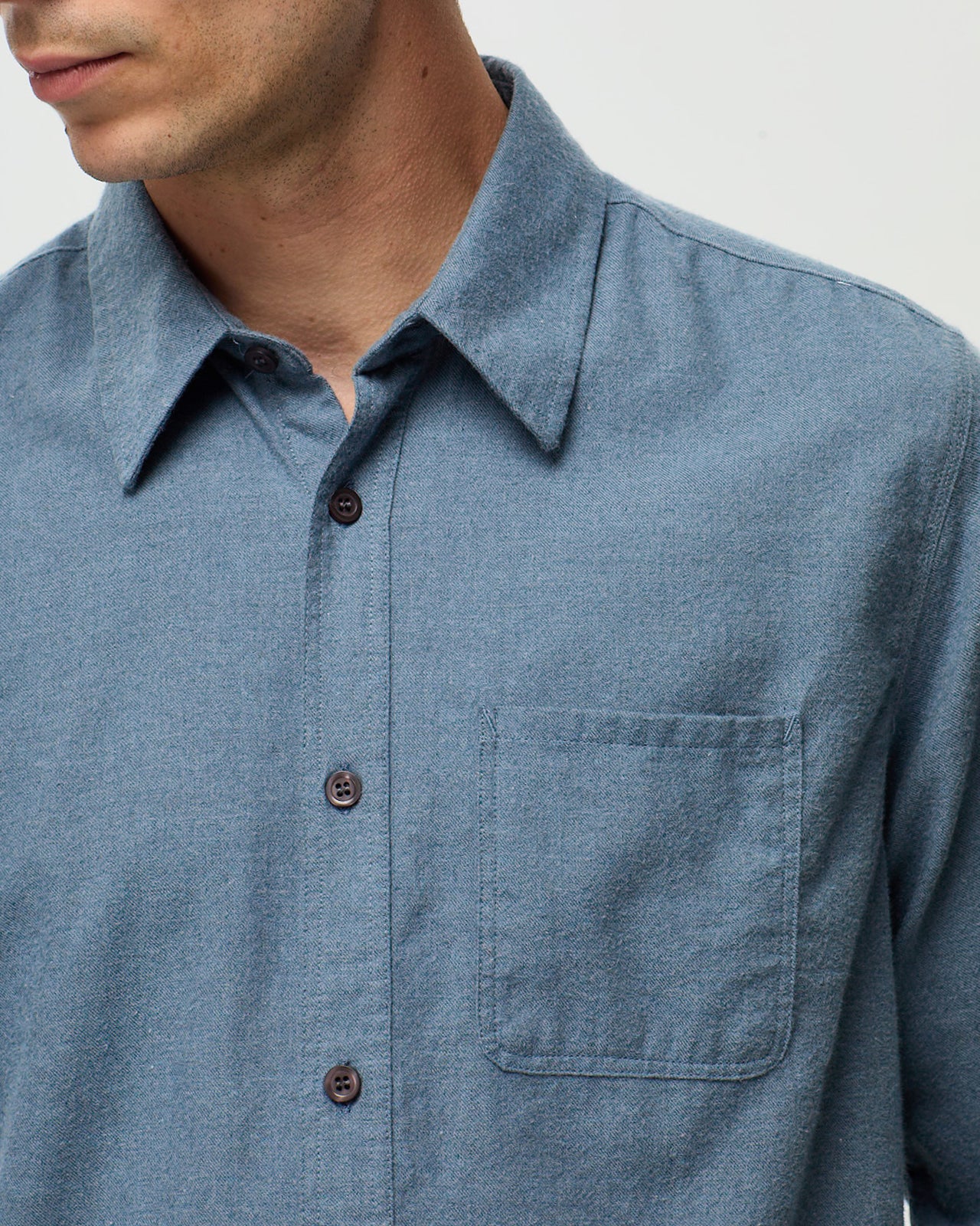 Chemise GHANA - Bleu Denim