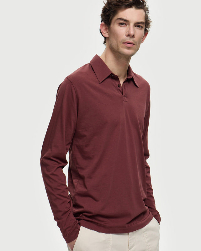 Polo HARRY - Rouge Carmin