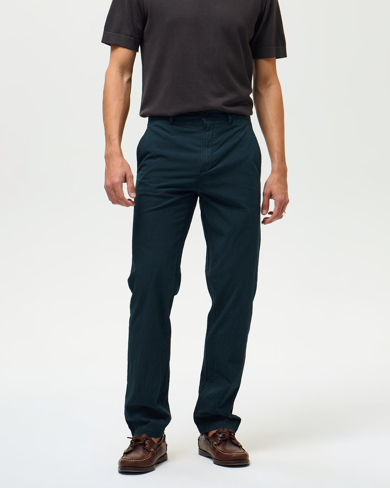 HAYDEN Seersucker - Bleu Canard