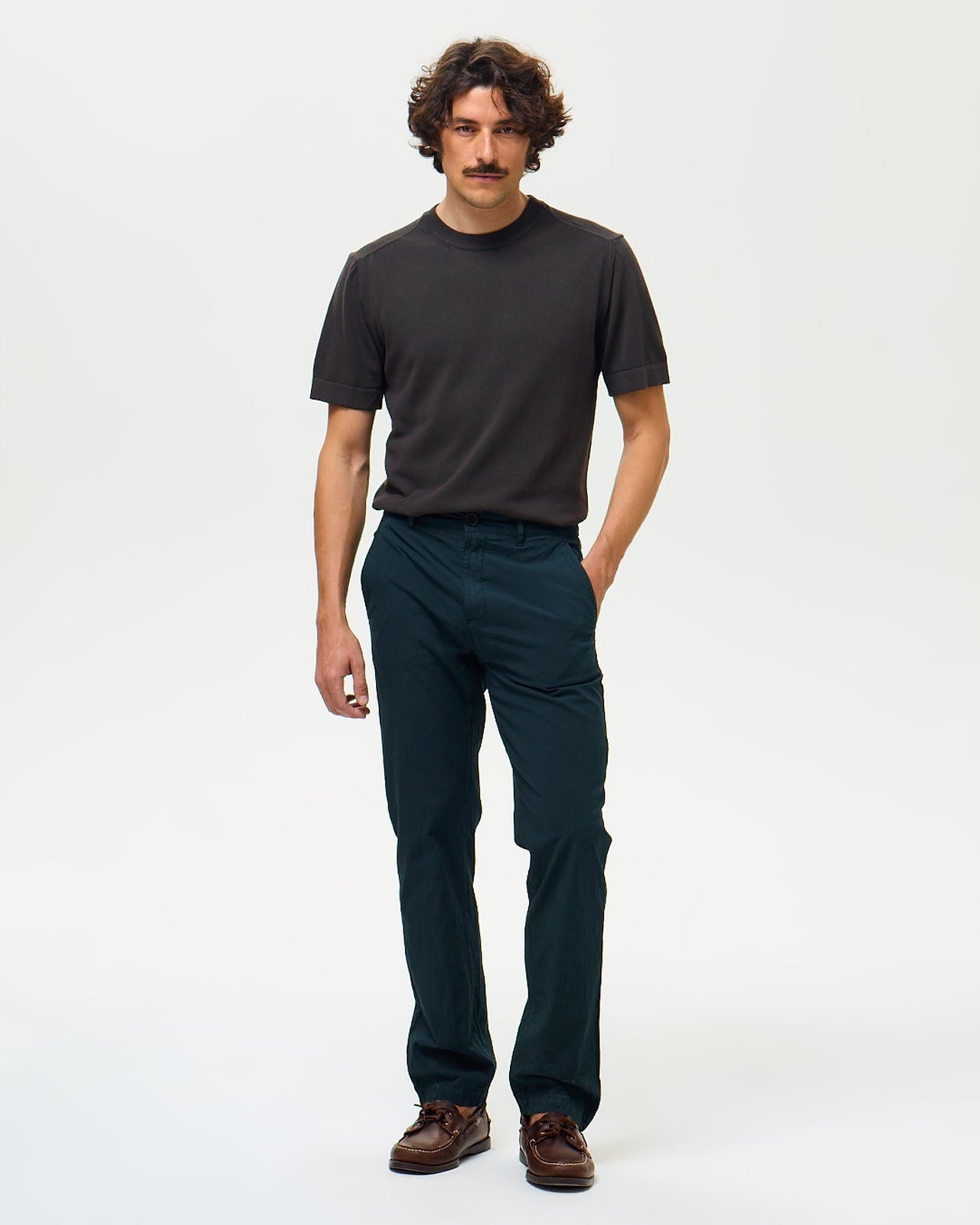 HAYDEN Seersucker - Bleu Canard