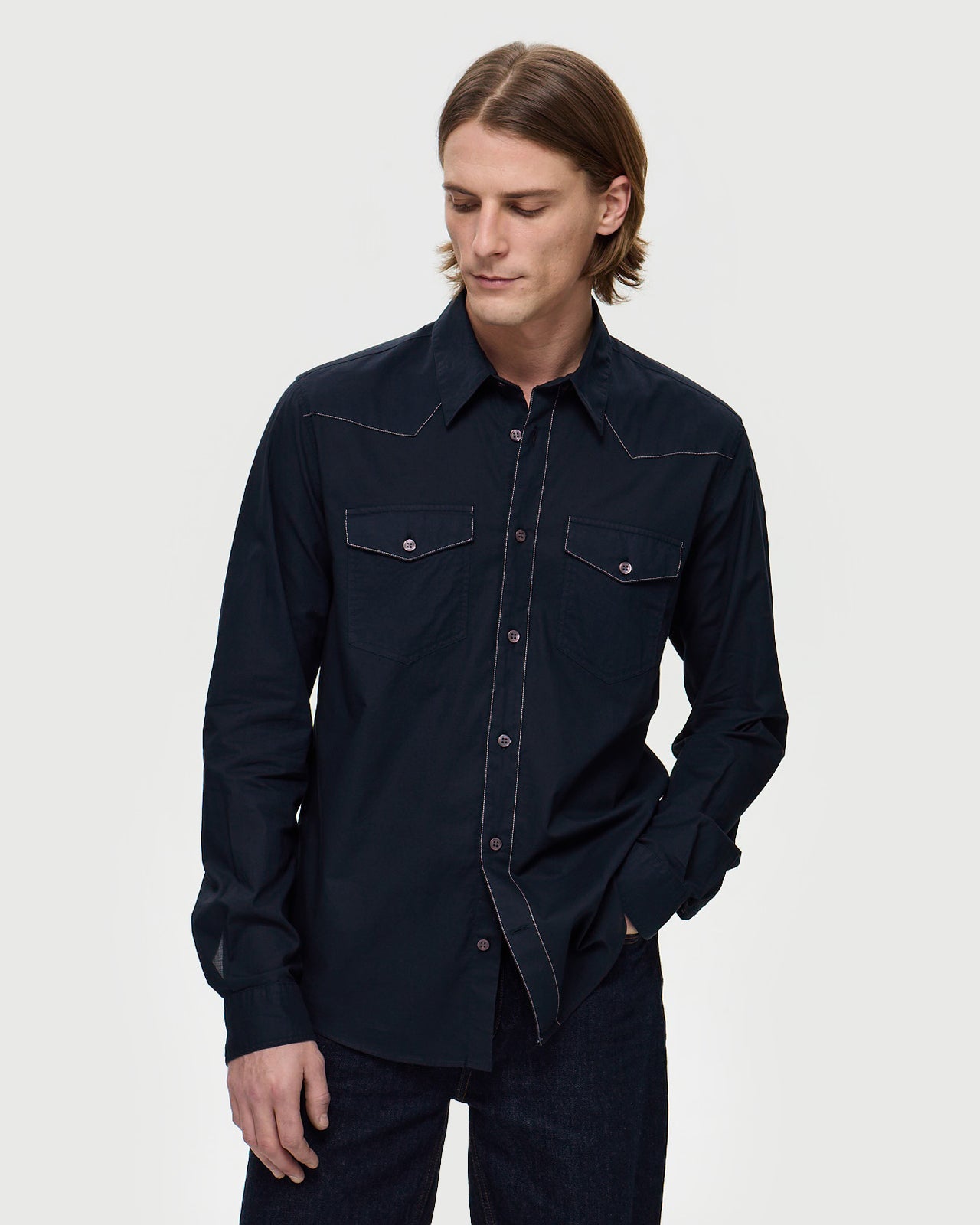 Chemise HERVE - Dark Navy