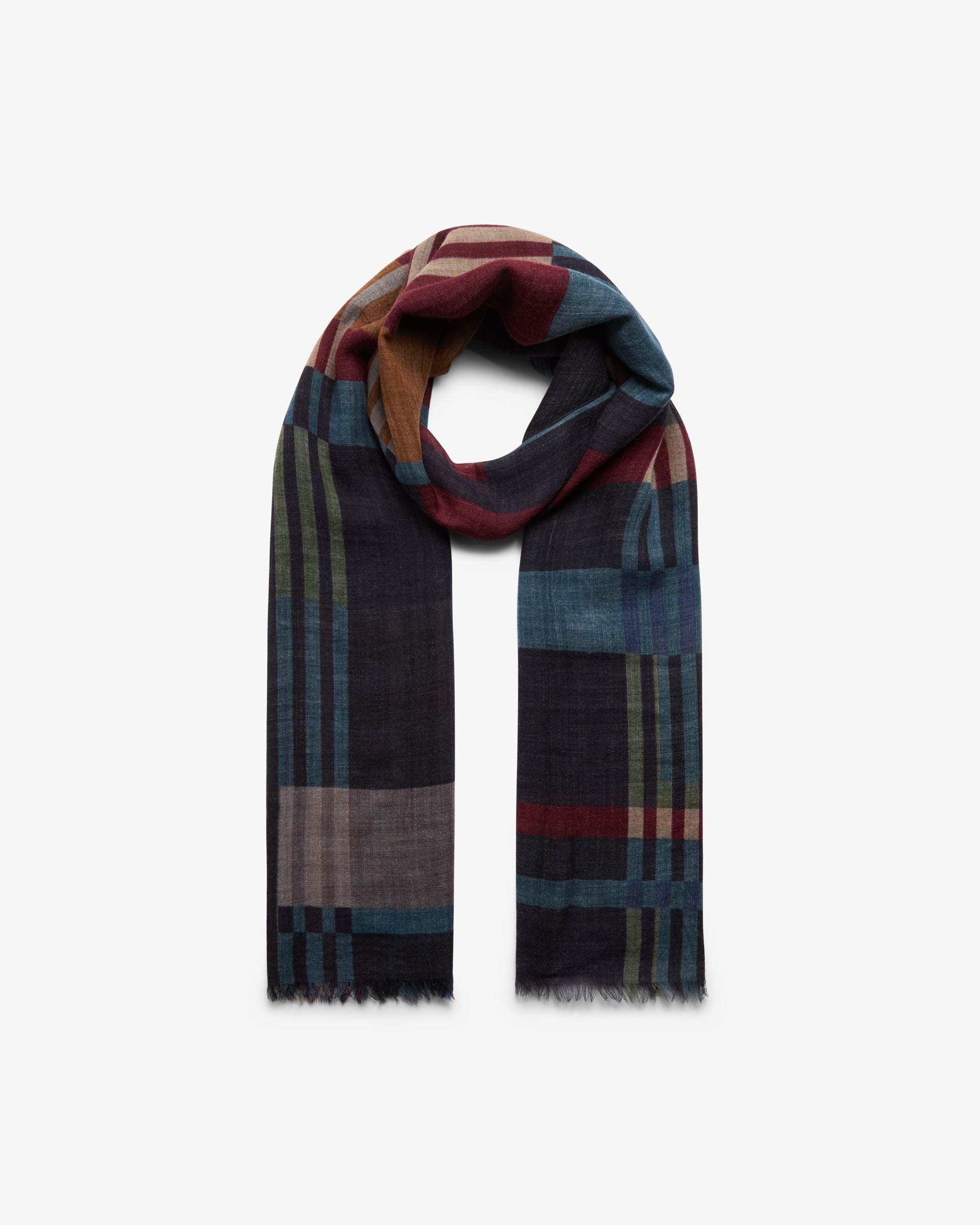 Écharpe BOHEME - Navy/Cardinal/Oxford