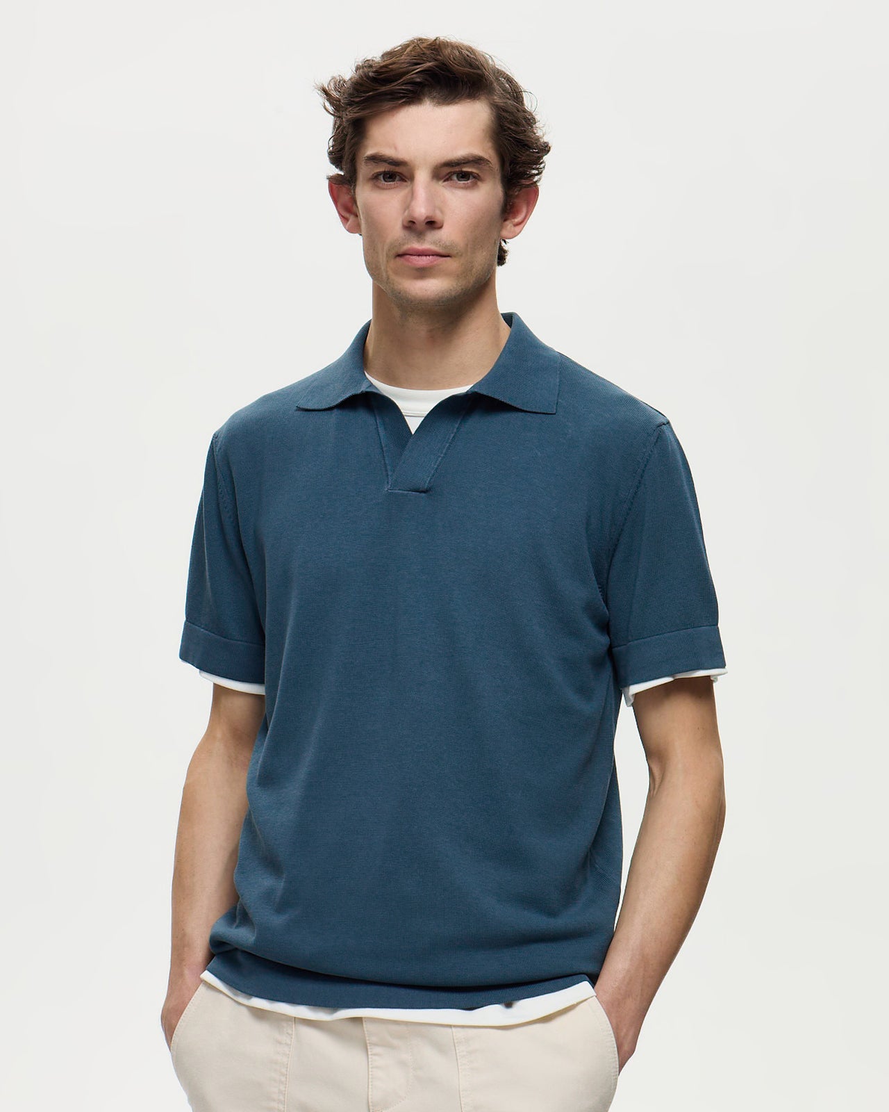 Polo HOLIDAY - Bleu Indigo