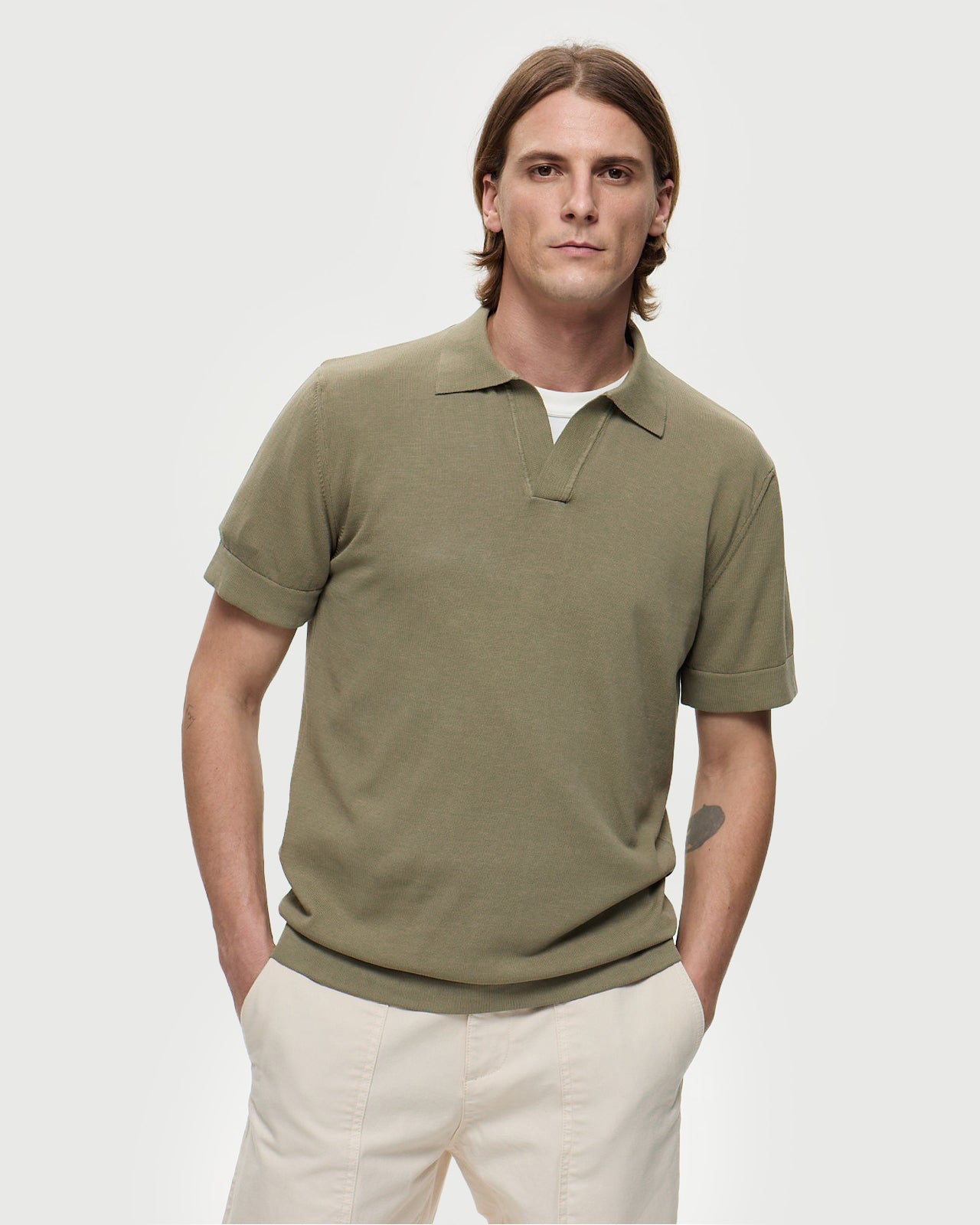 Polo HOLIDAY - Kaki Militaire