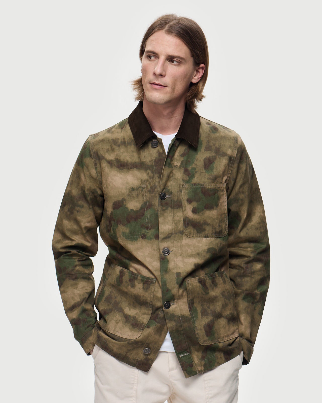 Veste de peintre HUDSON - Kaki Militaire