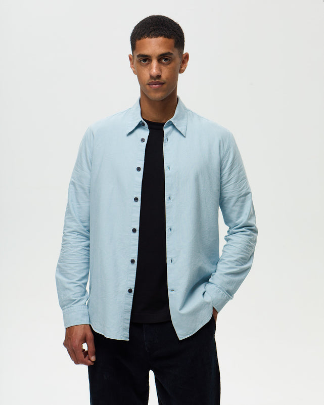 Chemise HUGUES - Bleu Azur