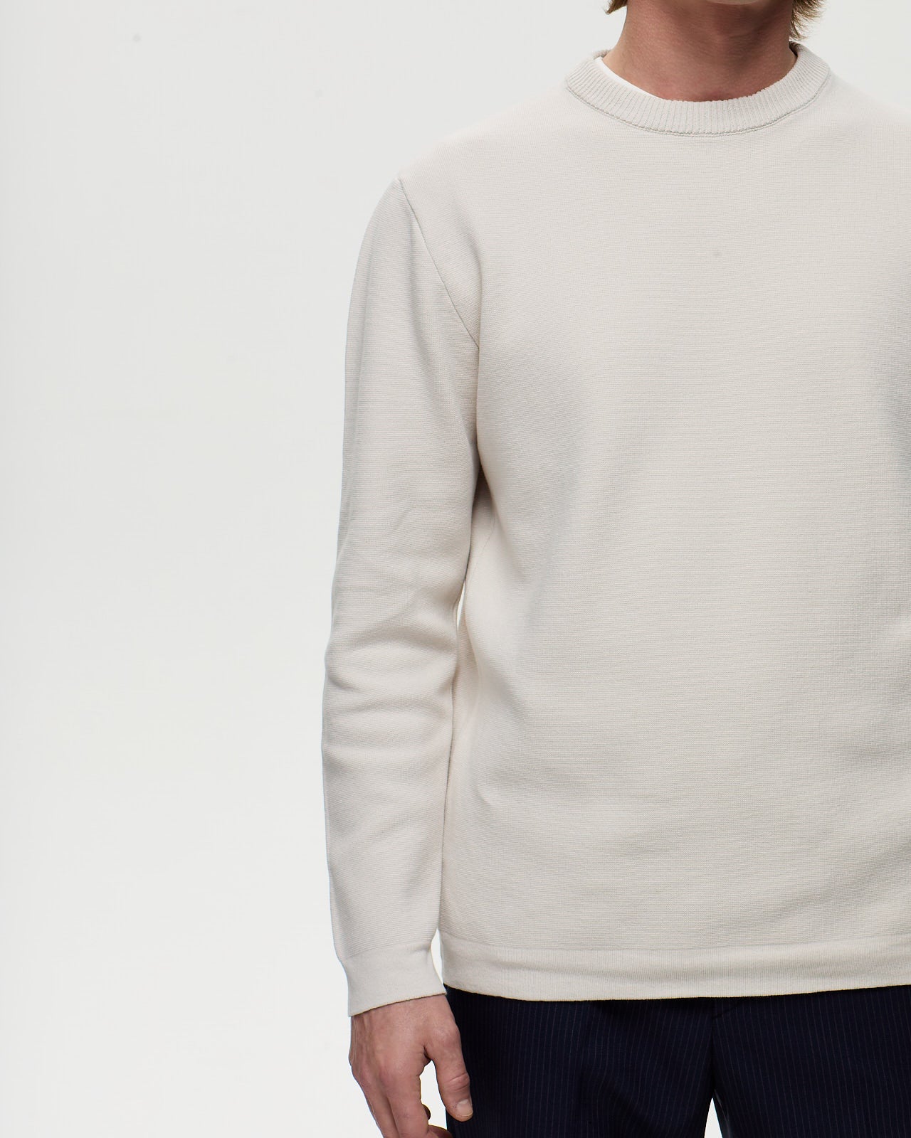 Pull HARVEY - Blanc Ficelle