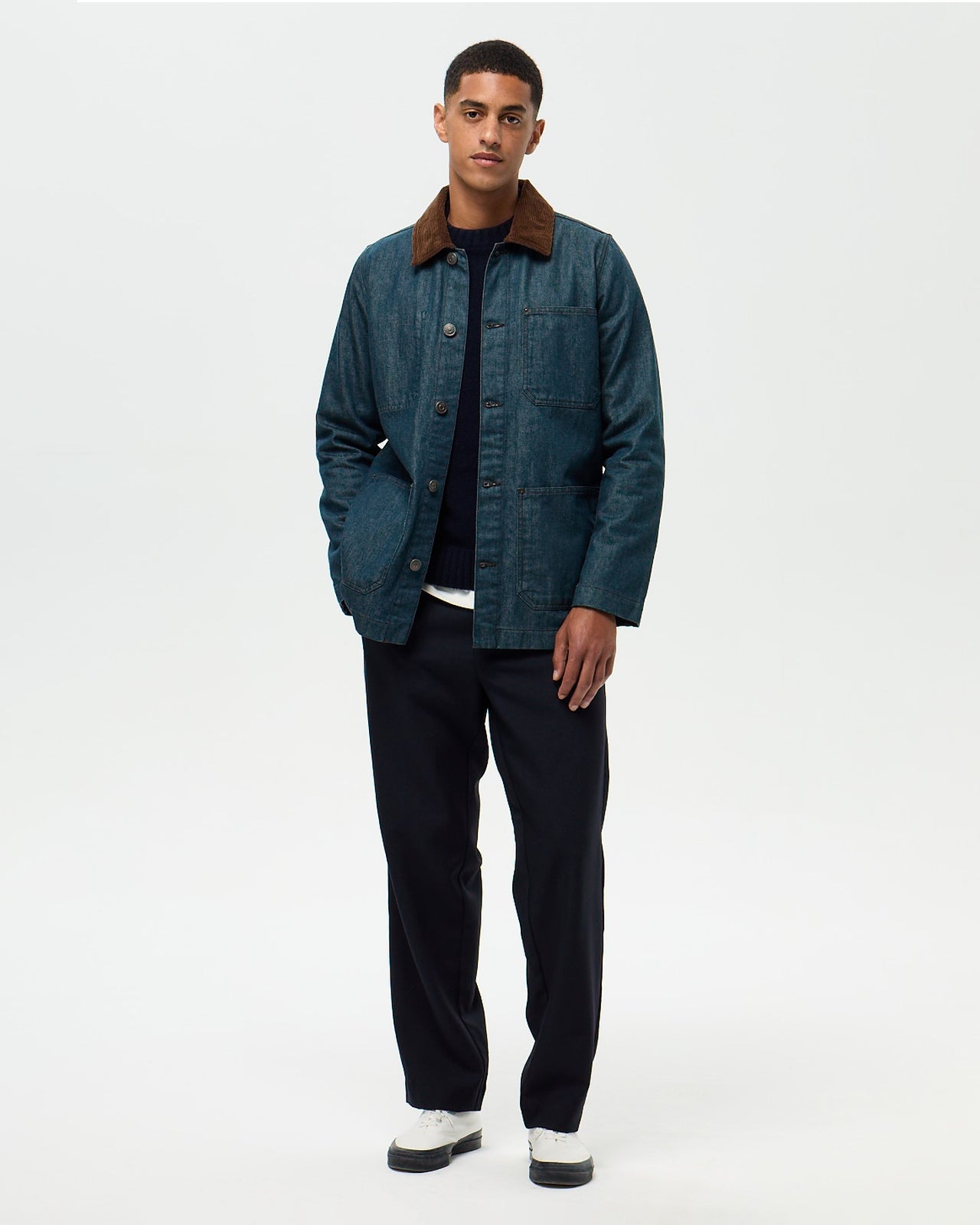 Veste de peintre FOUJITA - Denim Green
