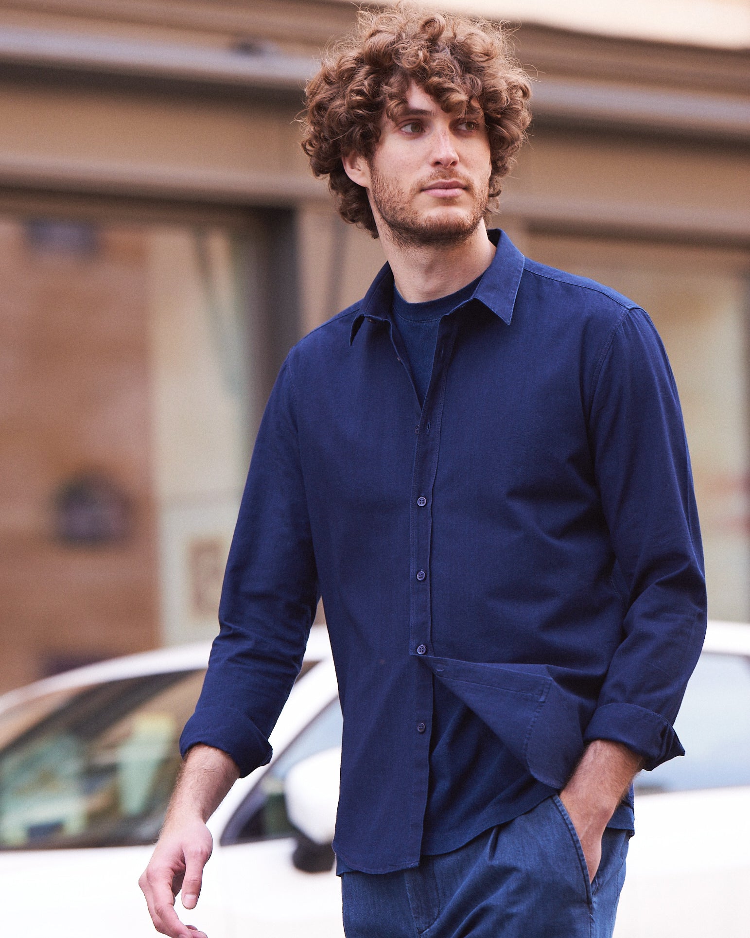 Chemise DAWSON - Indigo