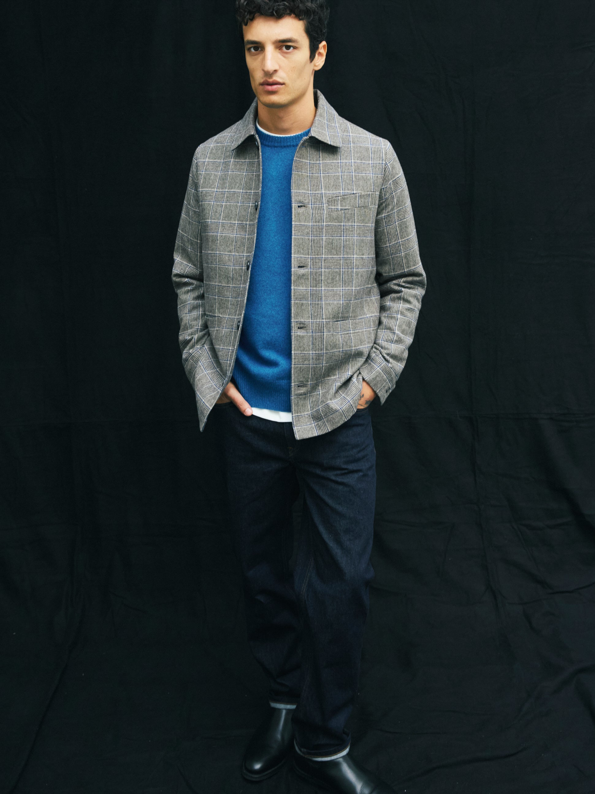 Veste blazer BARON - Granit/Klein