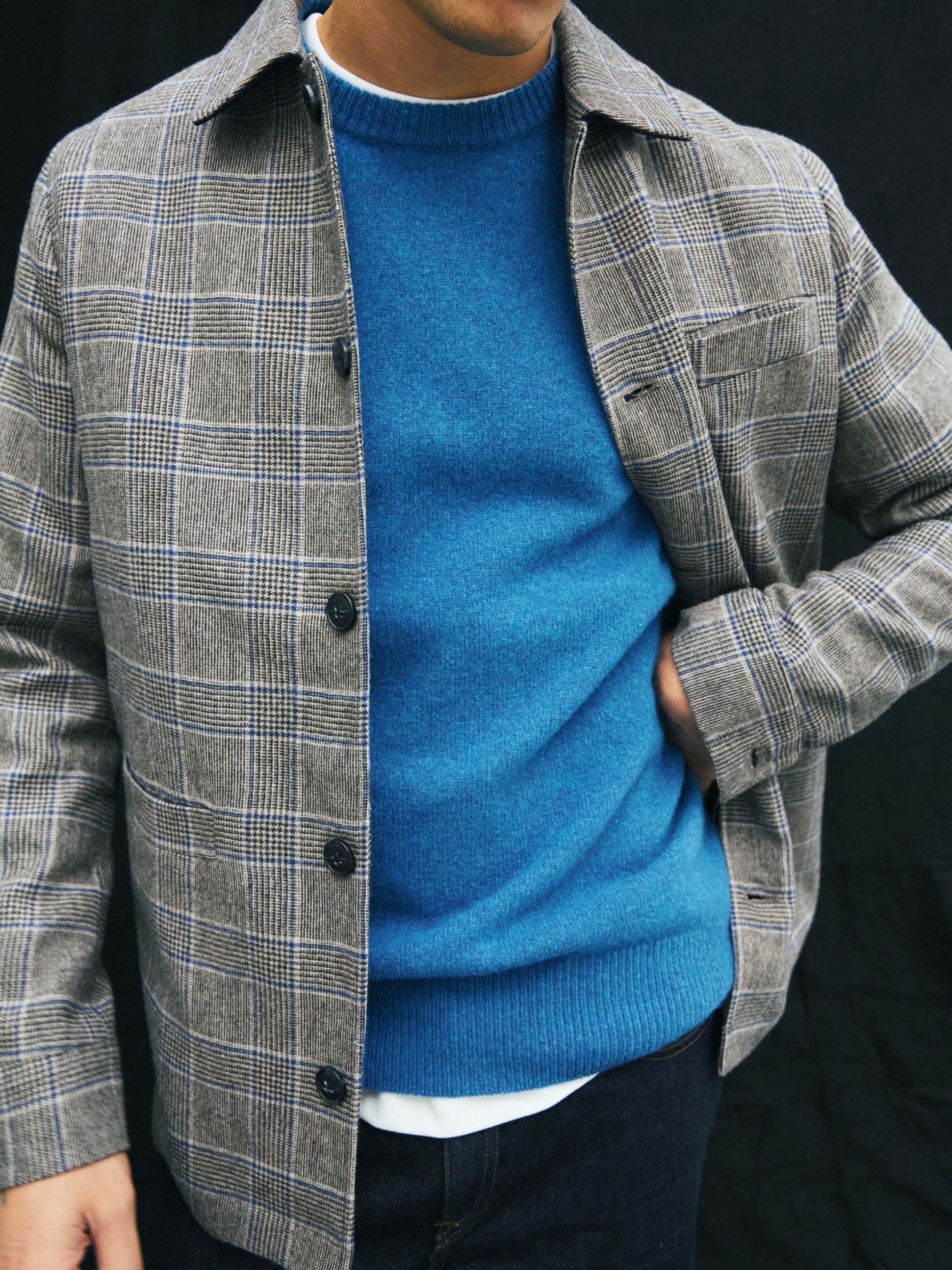 Veste blazer BARON - Granit/Klein