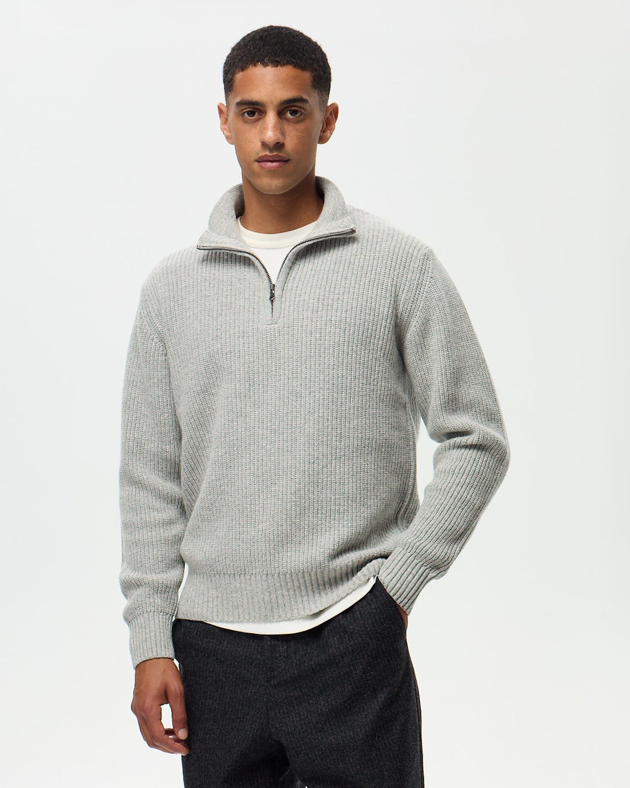 Pull LECCE - Gris Clair