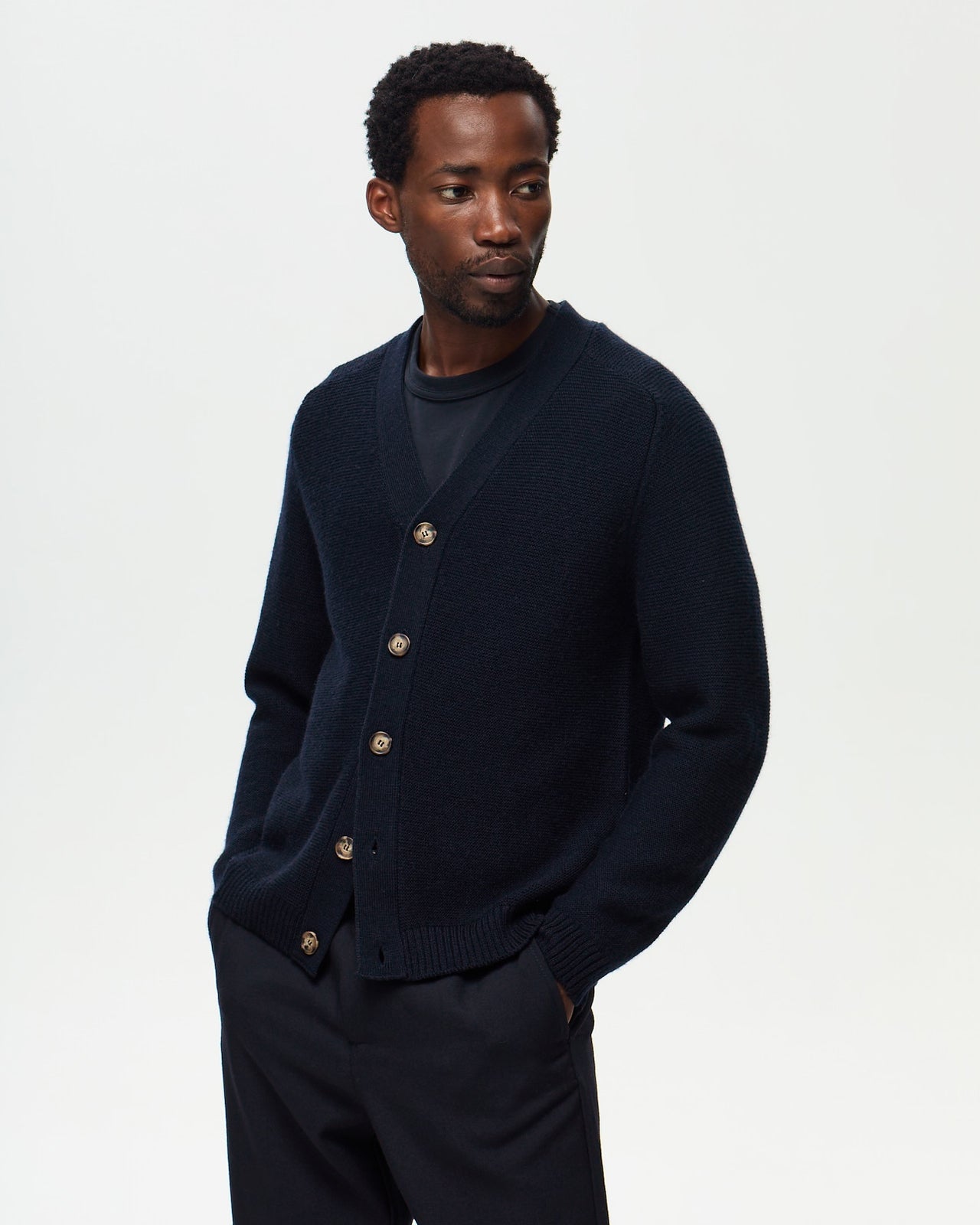 Cardigan LUCA - Navy/Encre