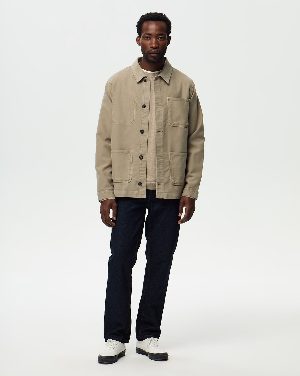 Veste de peintre CLAUDEL - Beige Cendre
