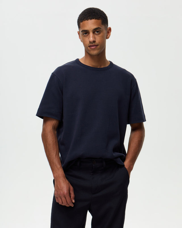 T-shirt HOLBOX Milano - Bleu encre