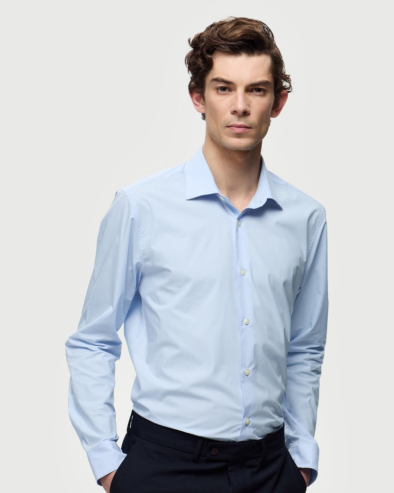 Chemise POPELINE - Bleu Azur