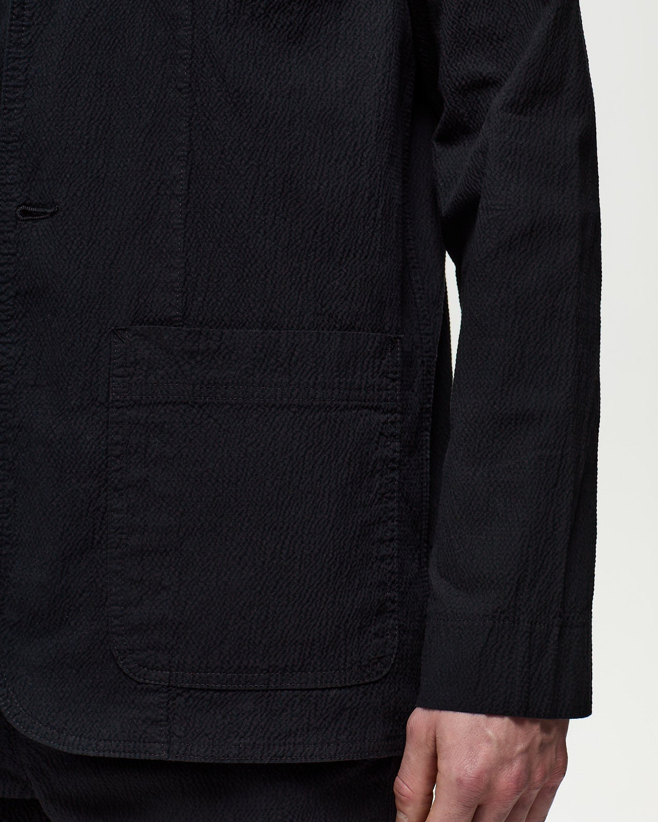 HAUSSMANN Seersucker - Black Onyx