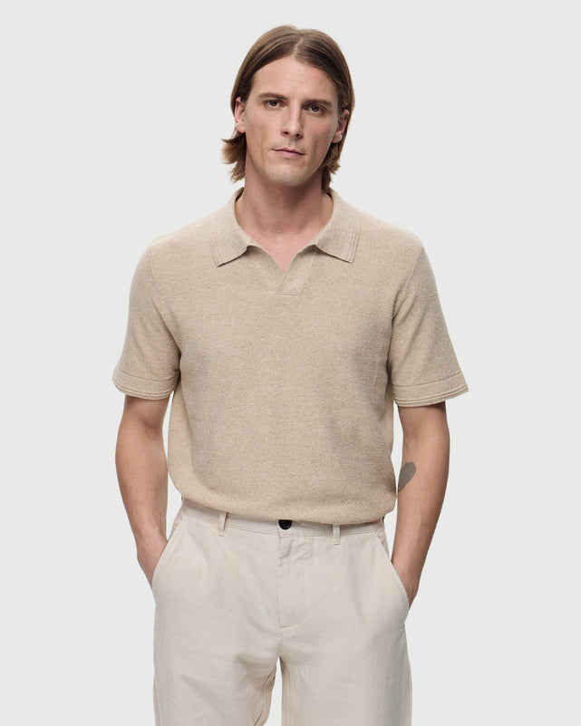 Polo HAMPTON - Beige Sable