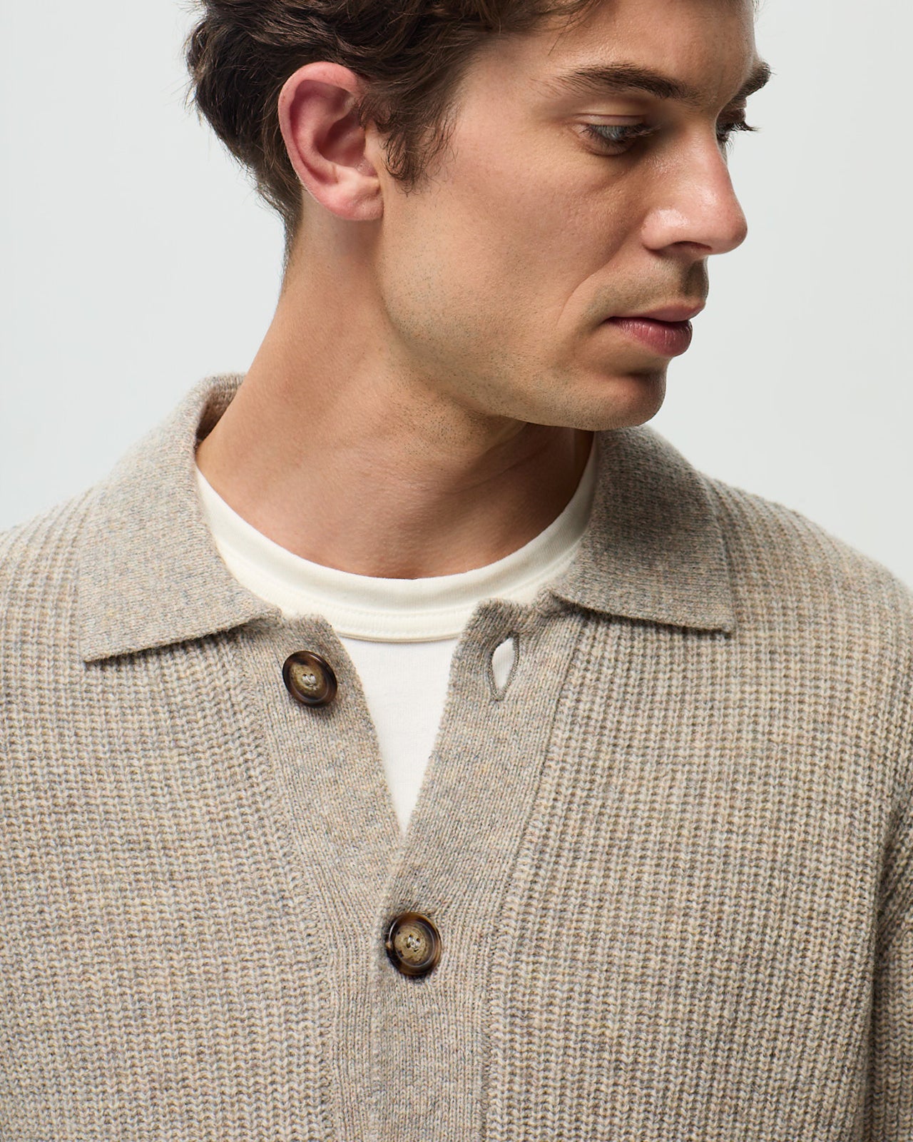 Gilet STEFANO - Beige Cendre