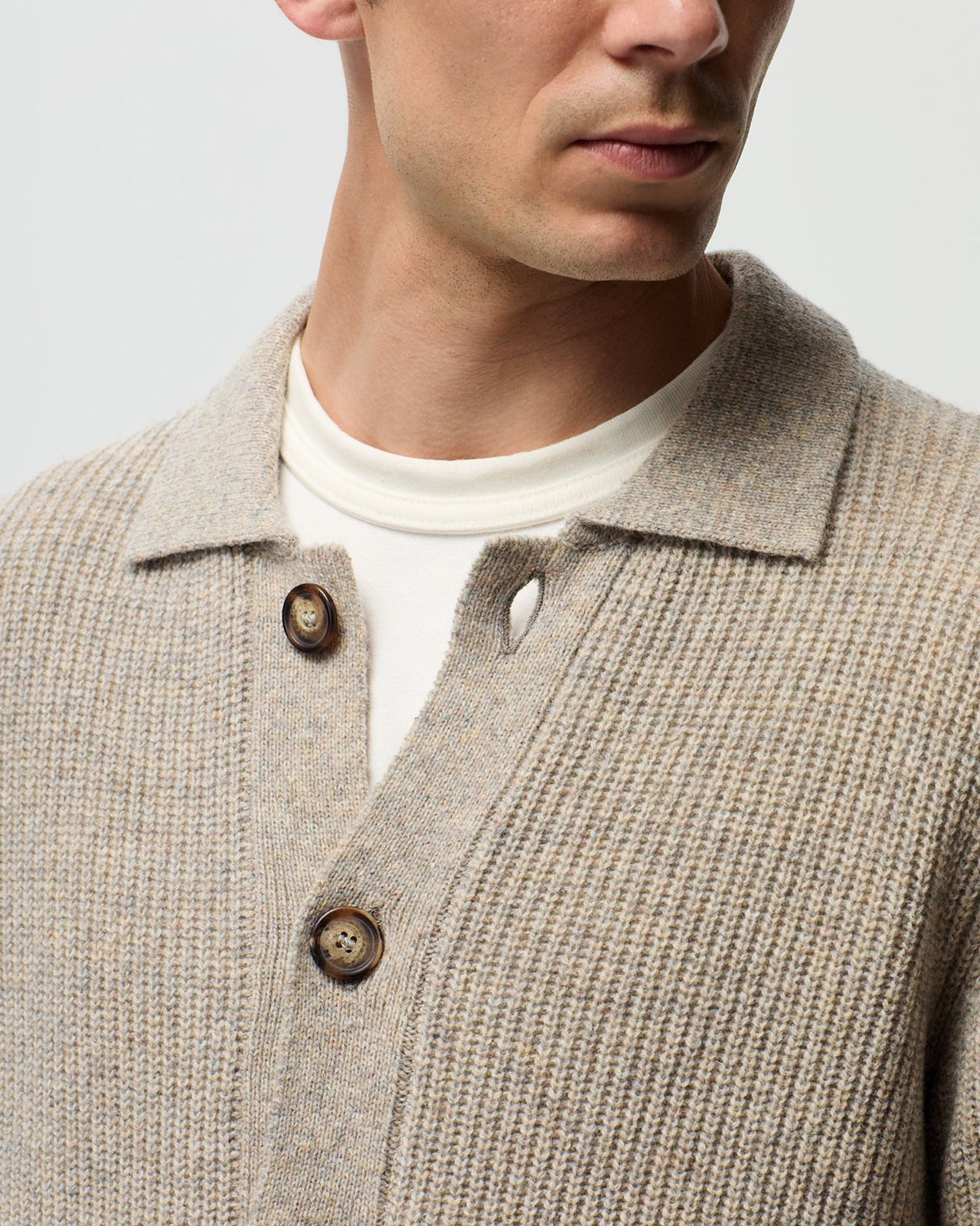 Gilet STEFANO - Beige Cendre