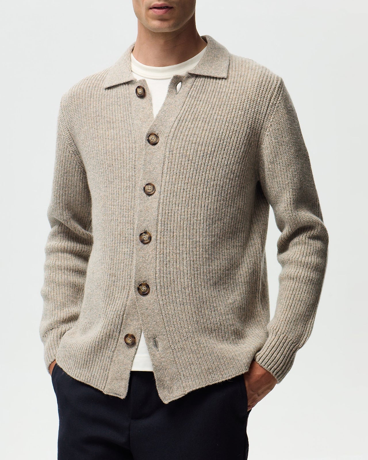 Gilet STEFANO - Beige Cendre