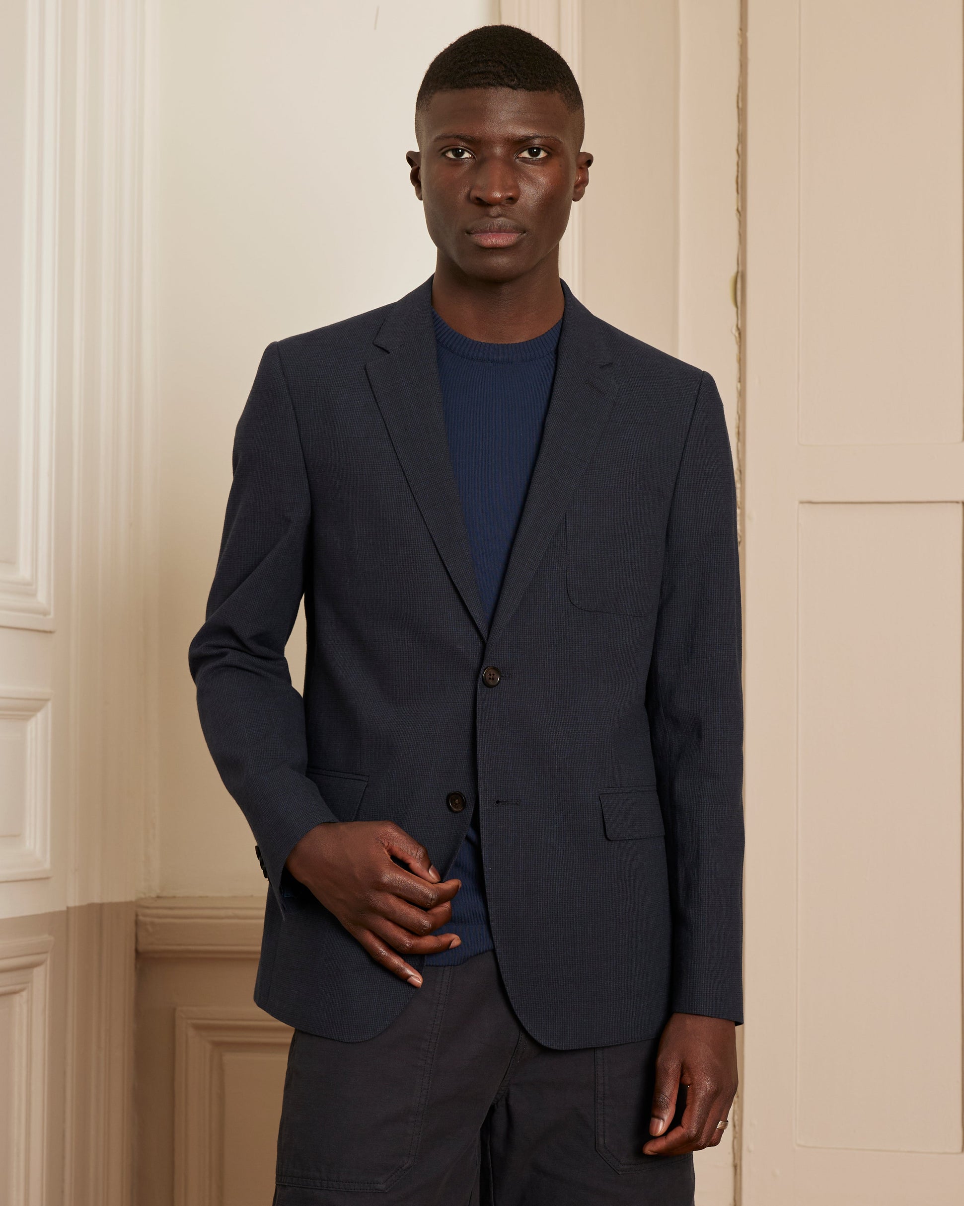 Blazer DAMASCIOS - Navy/Indigo