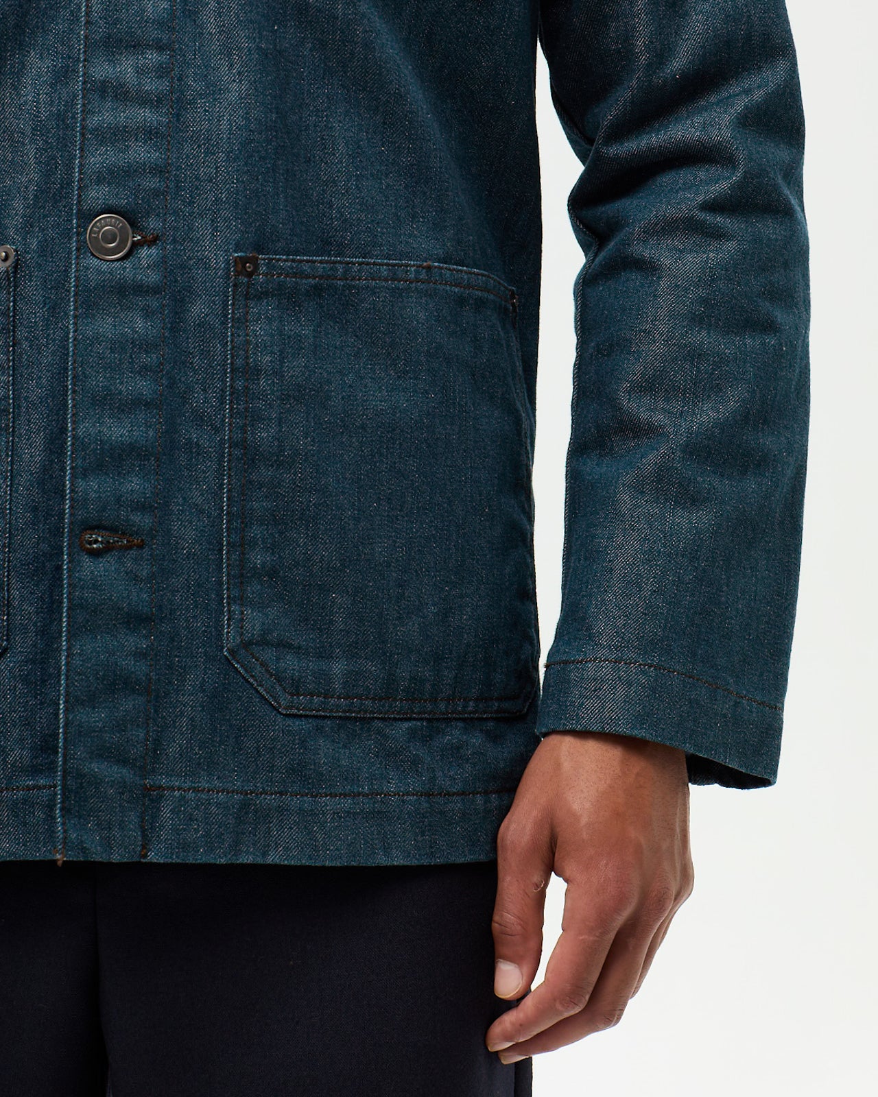 Veste de peintre FOUJITA - Denim Green