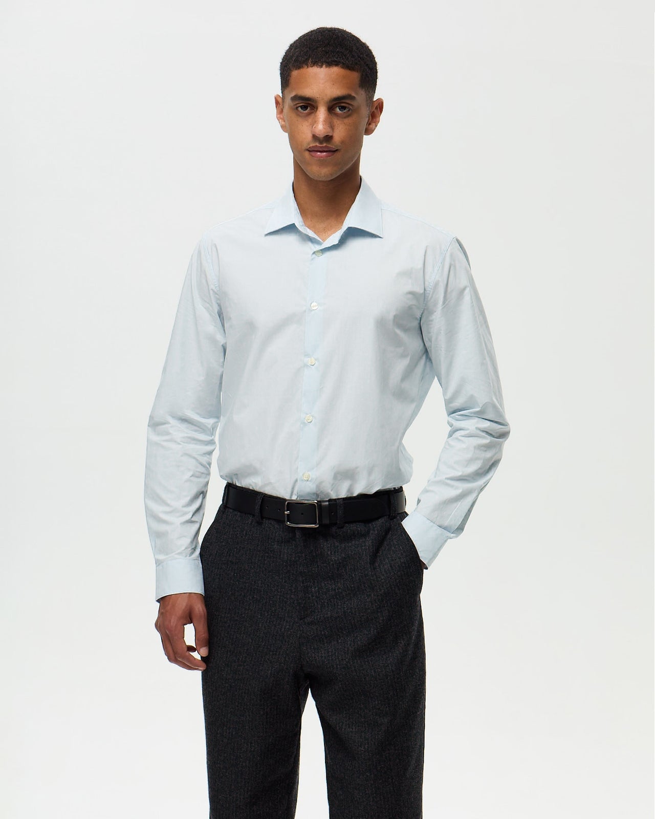Chemise POPELINE - Bleu Azur