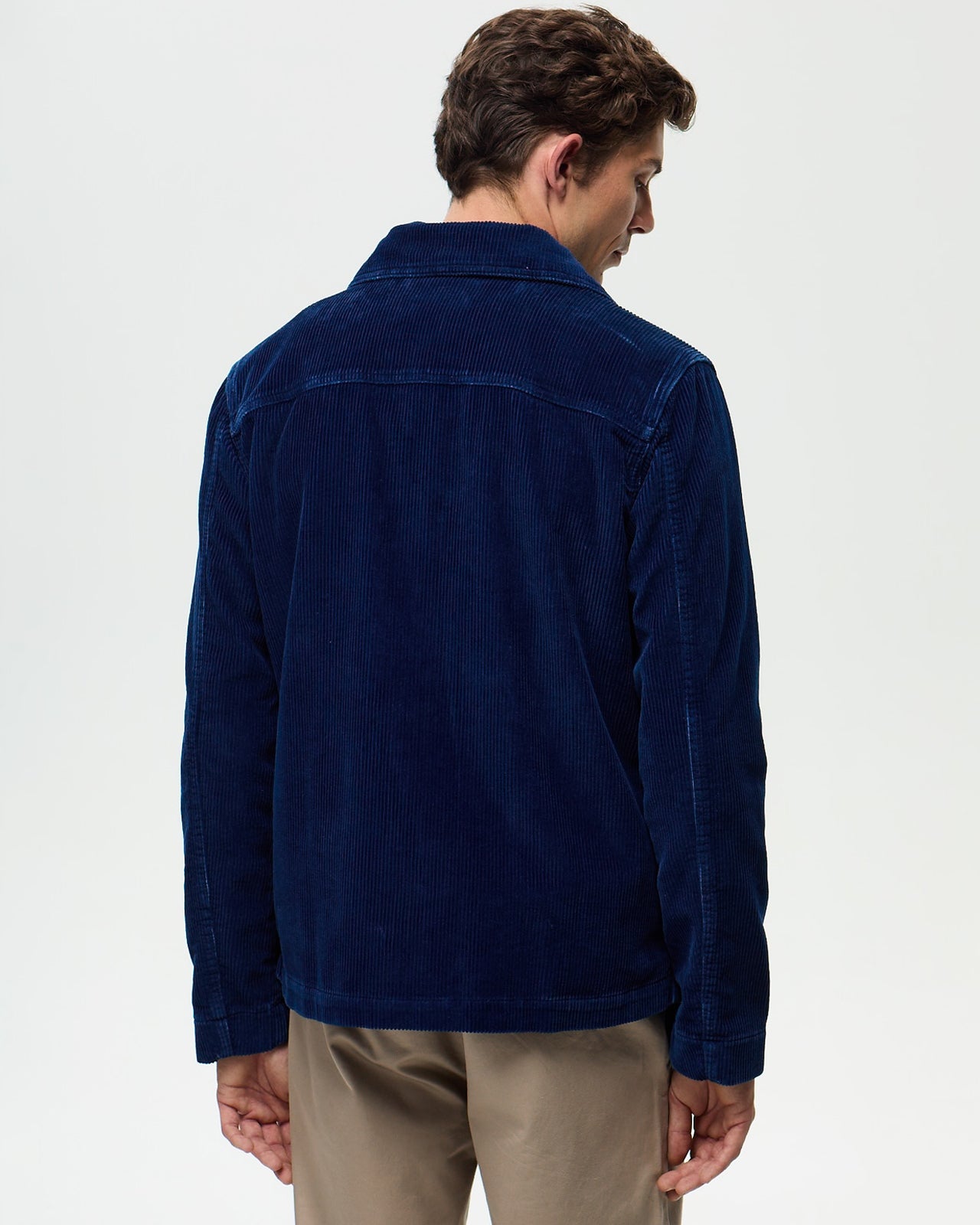 Blouson RIVOLI VELOURS- Indigo Moyen