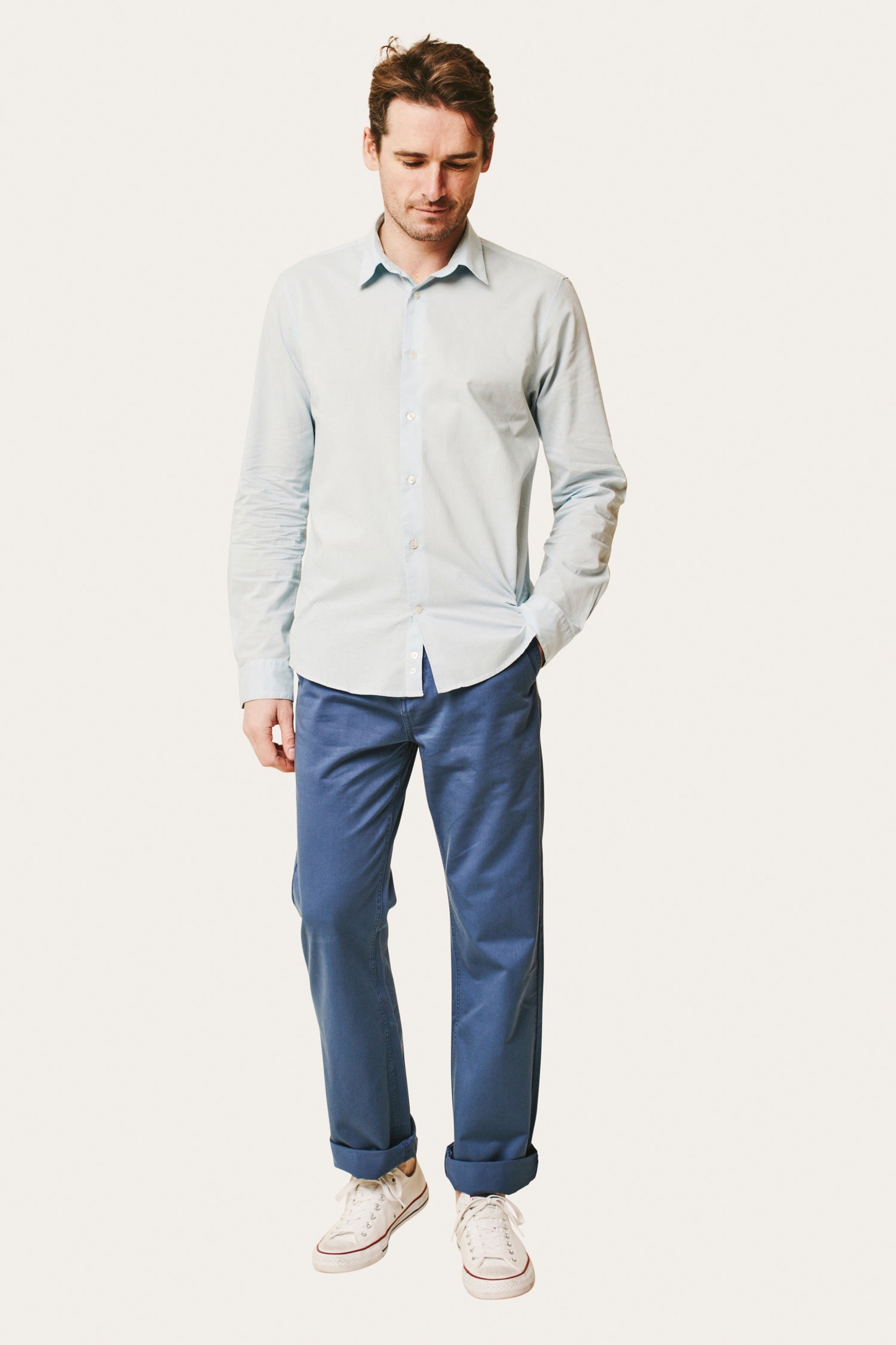 Chino Berlin (Coupe Droite) - Bleuet