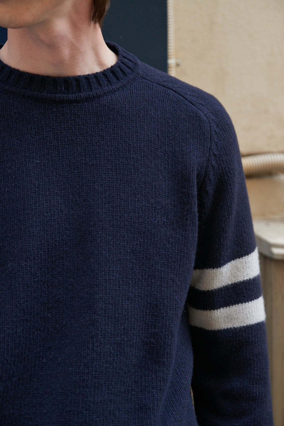 Pull CINO - Navy/Ecru