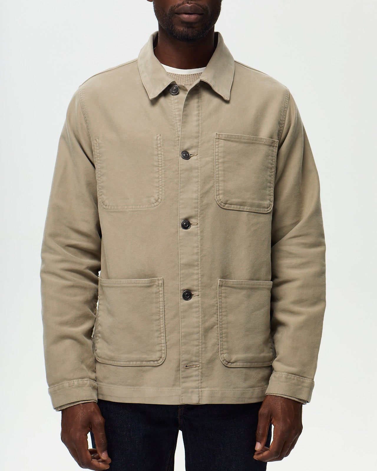 Veste de peintre CLAUDEL - Beige Cendre