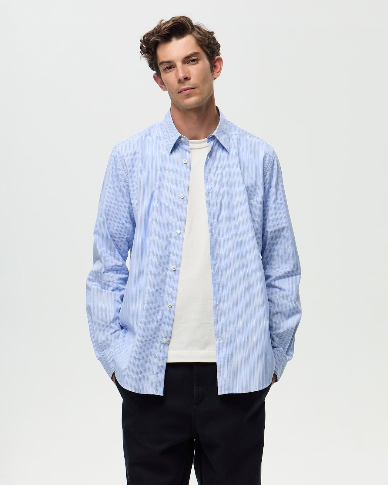 Chemise ALLAN - Bleu Azur