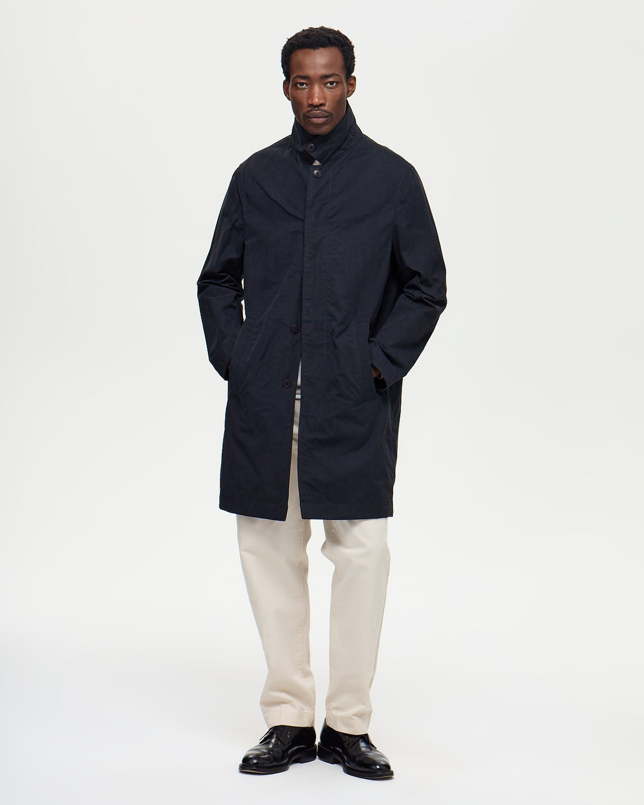 Riding Coat FINSCHER - Dark Navy