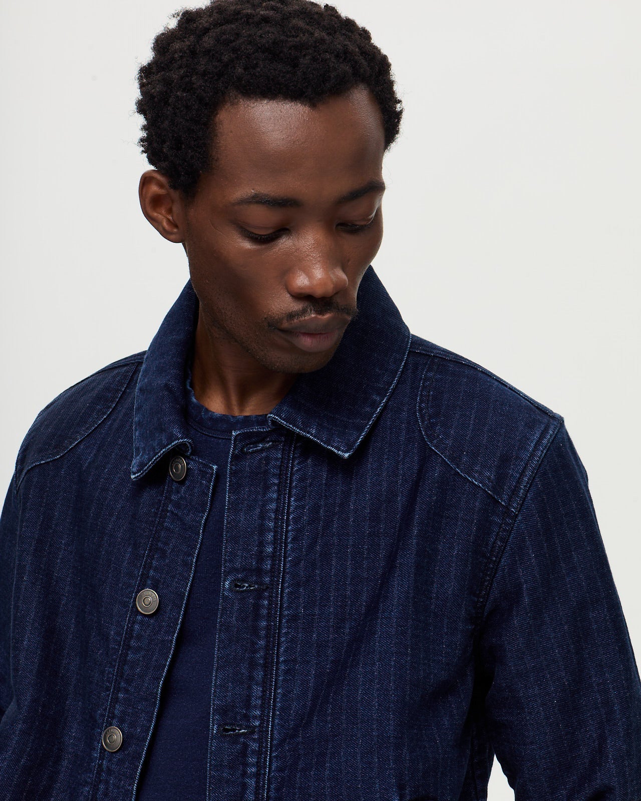 NELSON Indigo stripe - Indigo stone