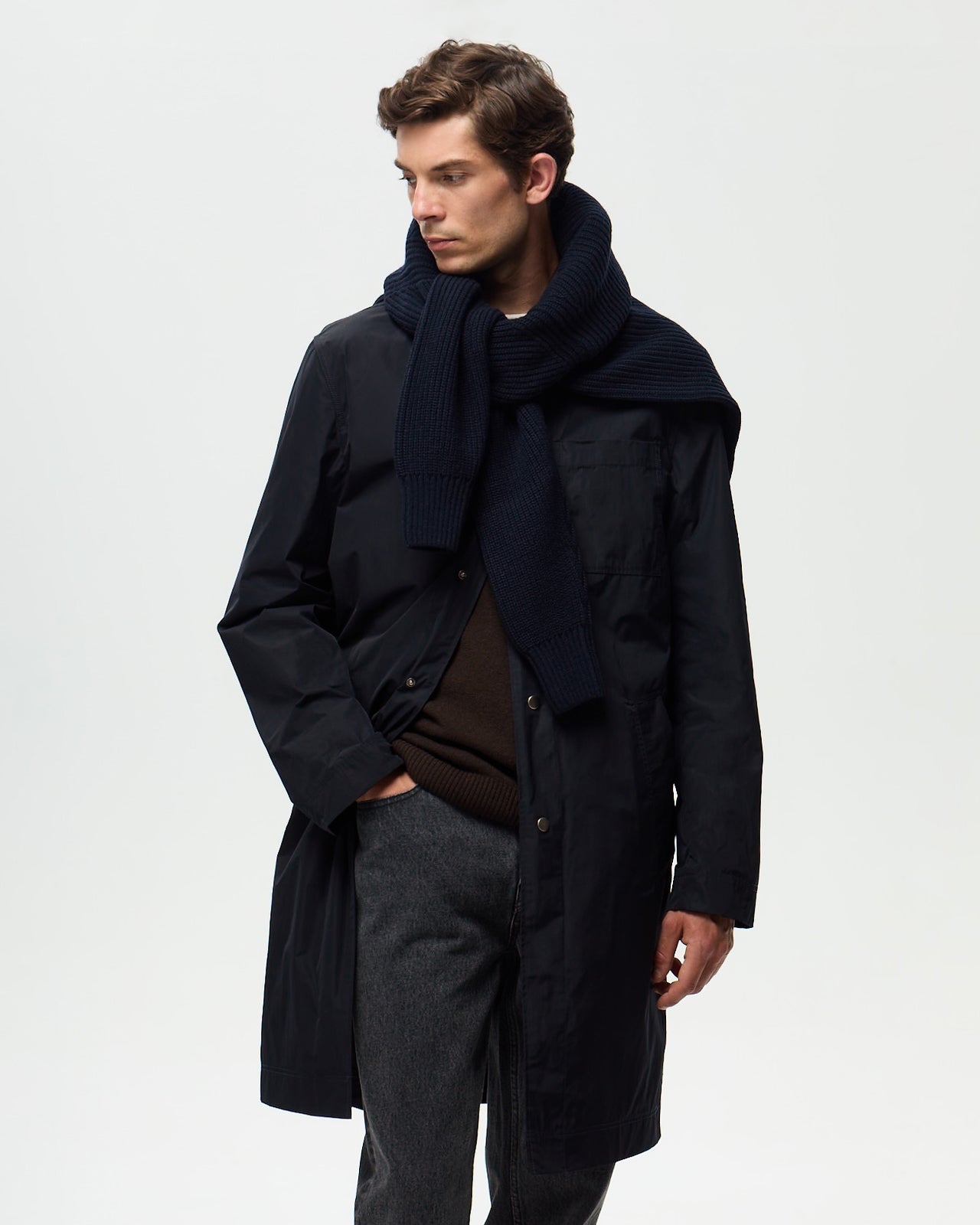 Riding Coat YVES - Navy