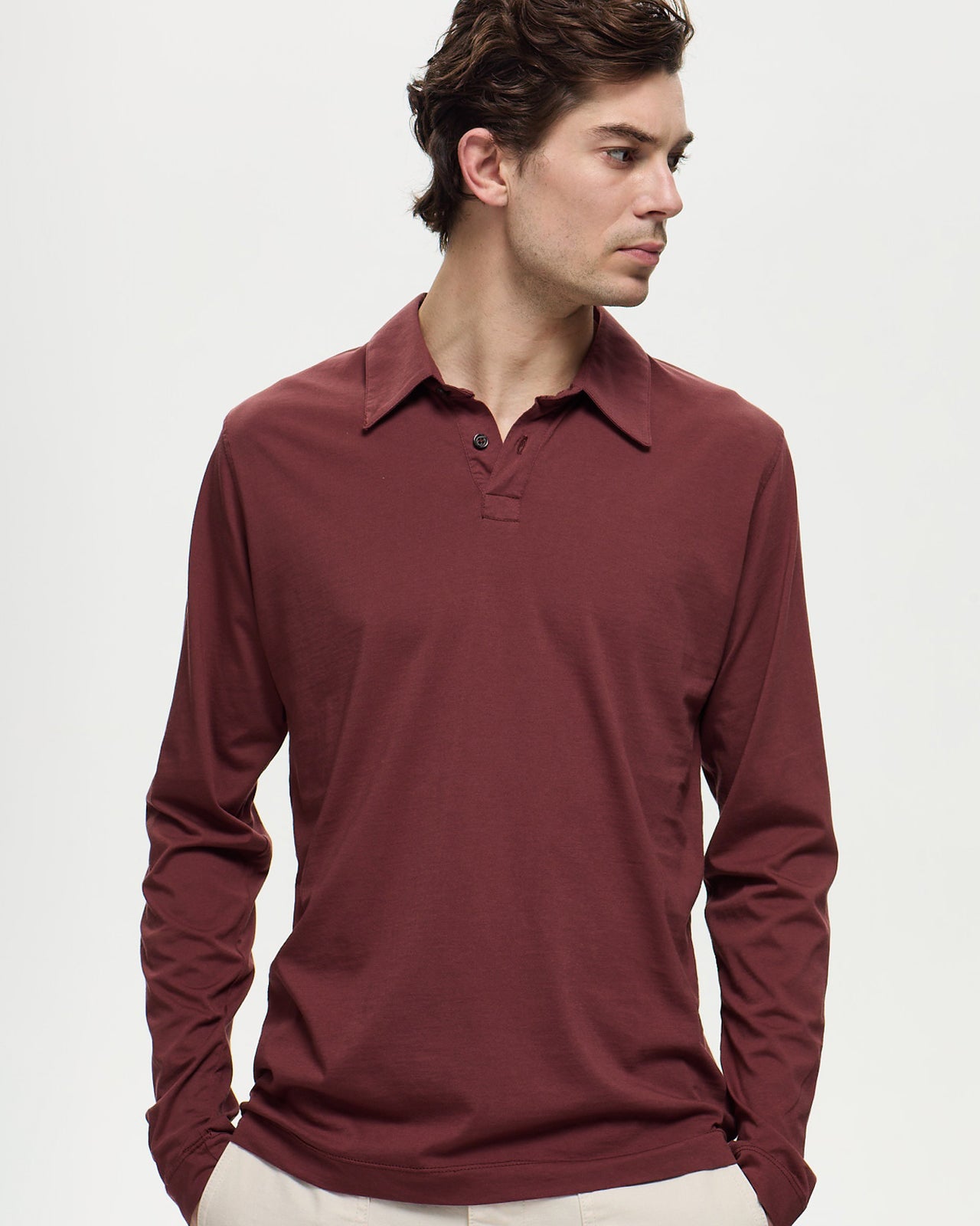 Polo HARRY - Rouge Carmin