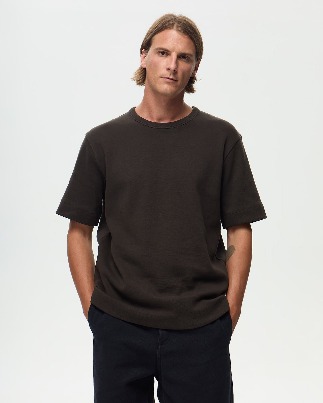 T-shirt HOLBOX Milano - Marron Truffe