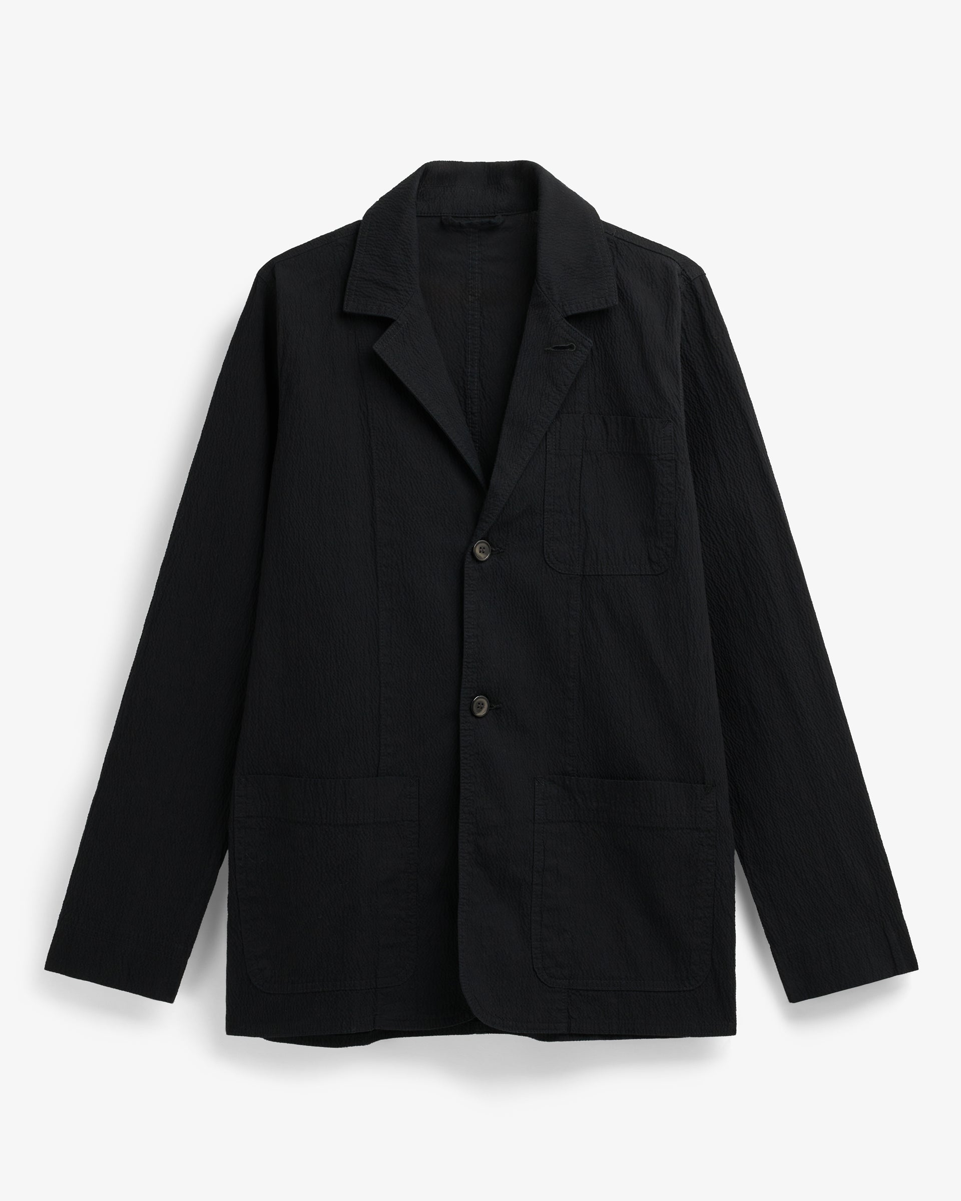 HAUSSMANN Seersucker - Black Onyx