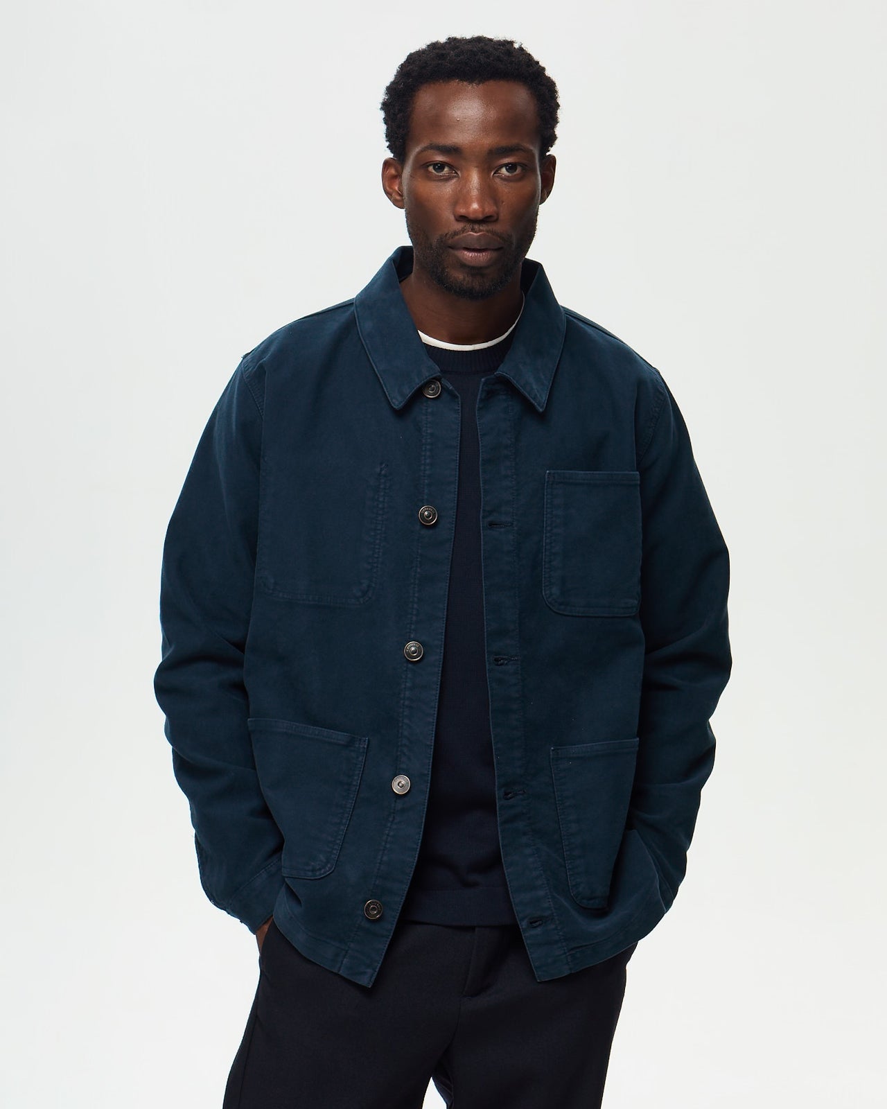 Veste de peintre CLAUDEL - Bleu denim