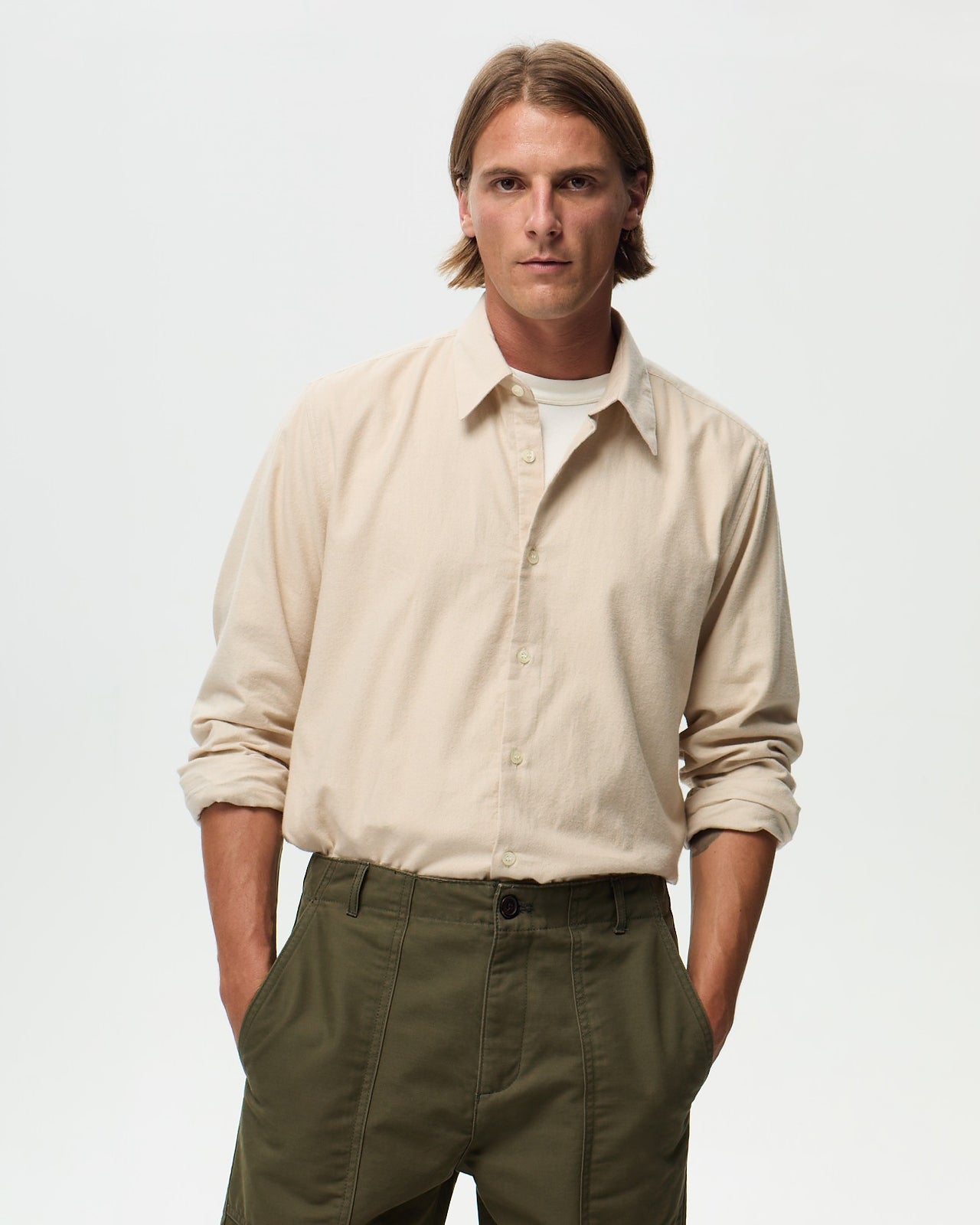 Chemise GASTON - Beige Naturel
