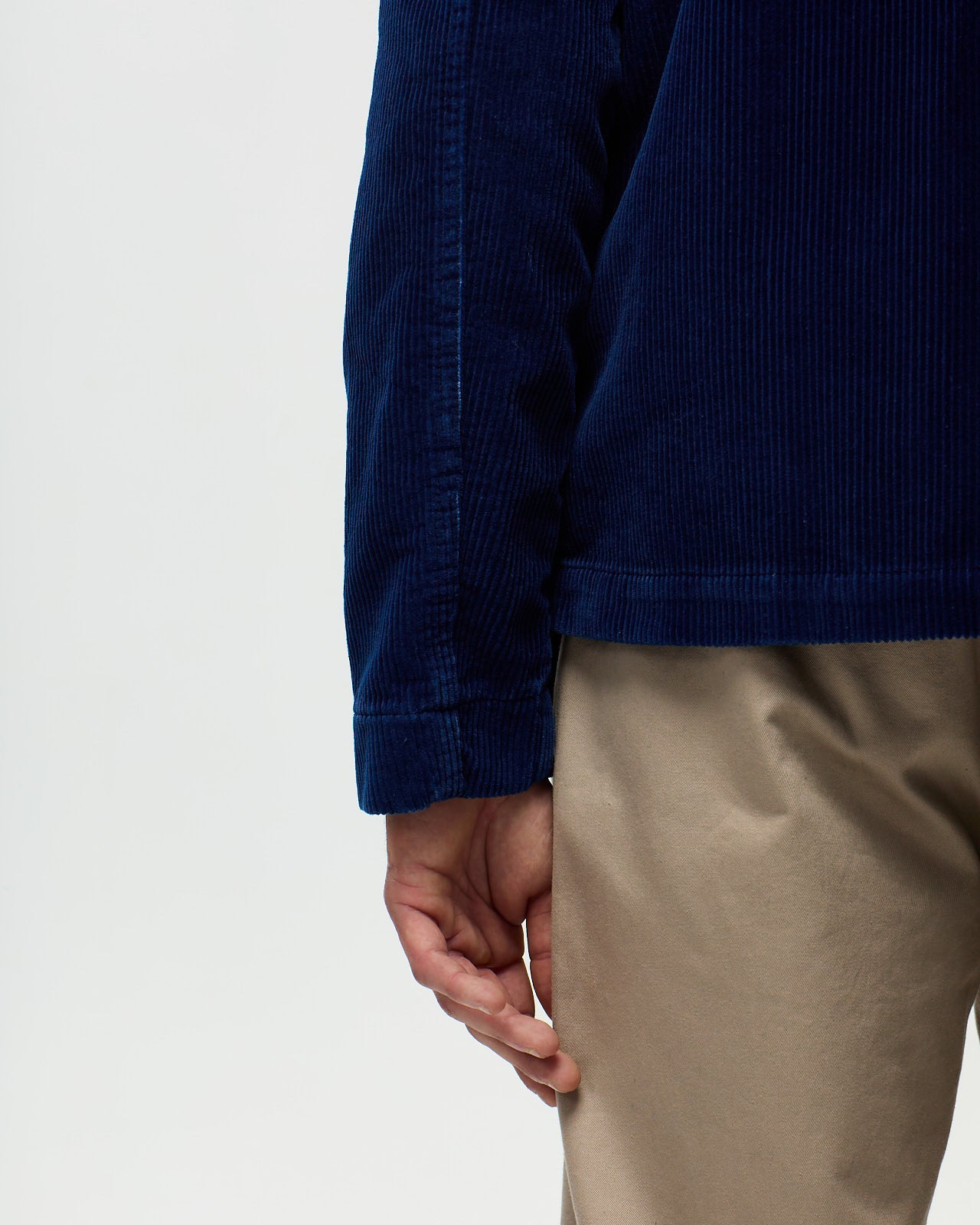 Blouson RIVOLI VELOURS- Indigo Moyen