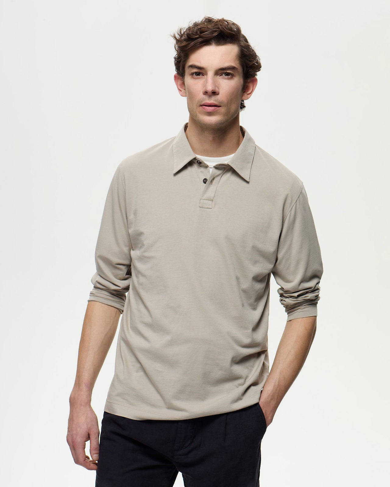 Polo HARRY - Beige Etoupe