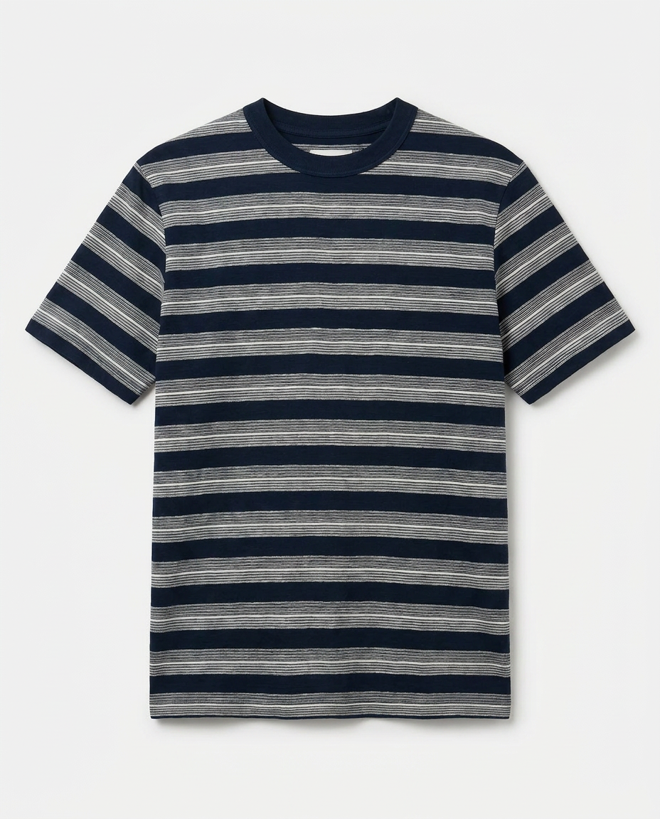 ENZO - Bleu Marine/Blanc