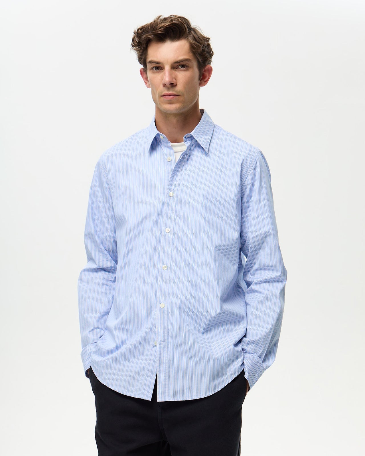 Chemise ALLAN - Bleu Azur