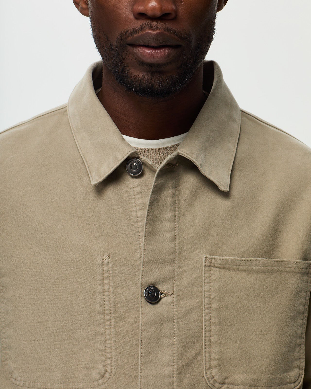 Veste de peintre CLAUDEL - Beige Cendre