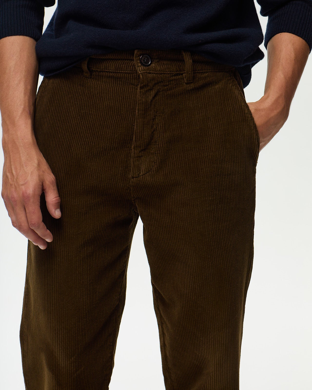 Chino EMERSON Velours - Marron Bronze