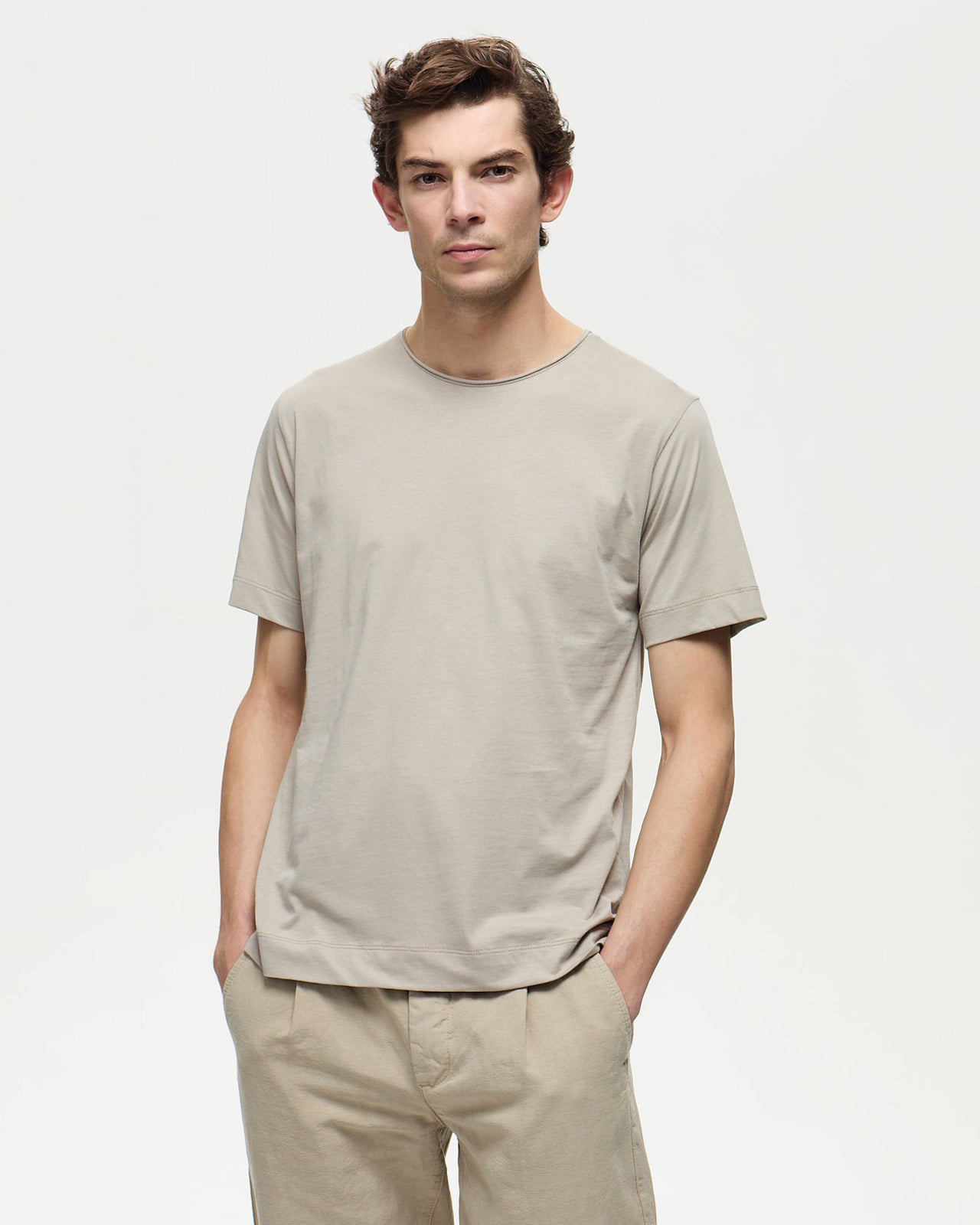 T-shirt BASILE - Beige Etoupe